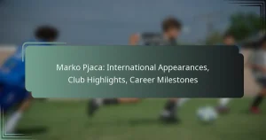 Marko Pjaca: International Appearances, Club Highlights, Career Milestones