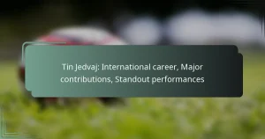 Tin Jedvaj: International career, Major contributions, Standout performances